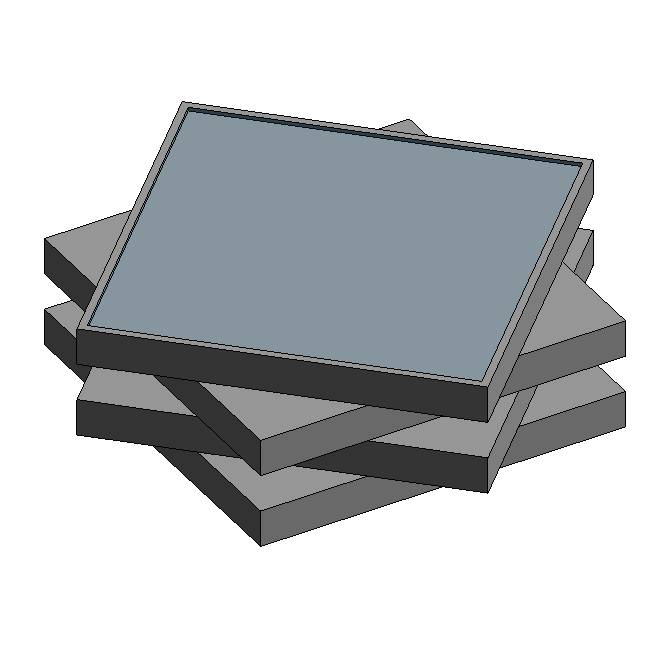 Table 008-1 Top Glass _ Sitting Table 